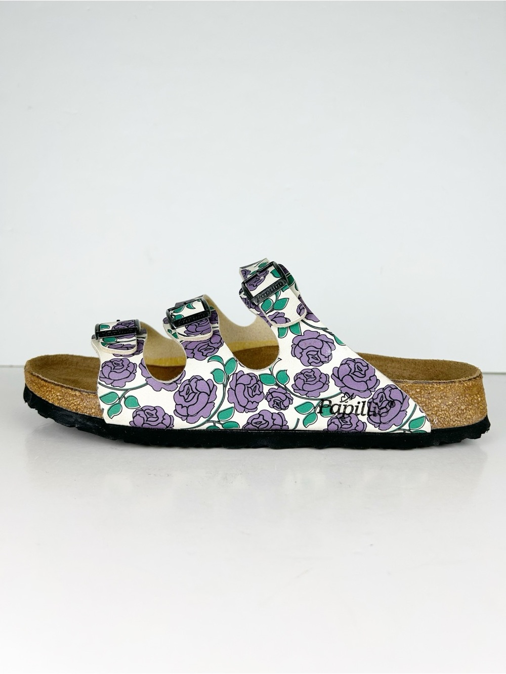 Birkenstock Papillio Florida Purple Rose Birko-Flor Three Strap Sandal EU 41 - Picture 8 of 13